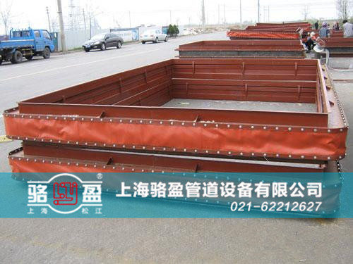 甘肅甘南州舟曲縣大口徑矩形織物補償器發貨圖